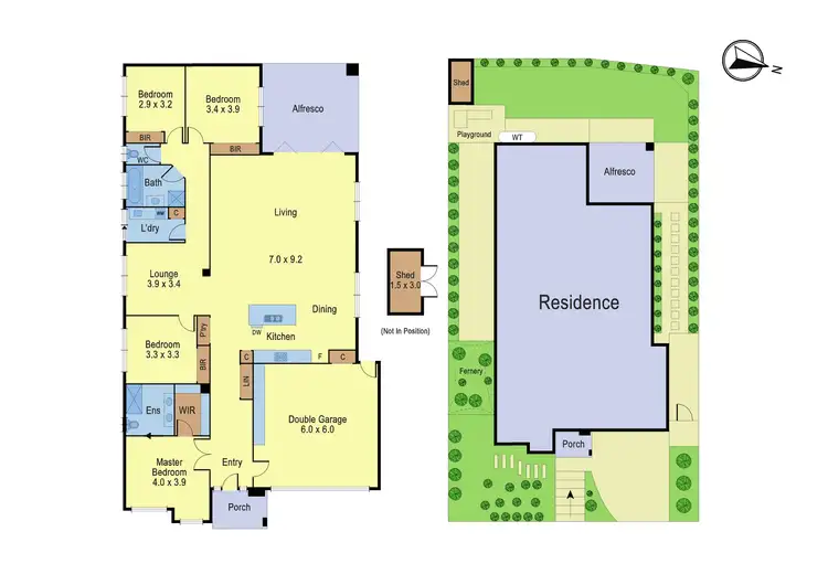 Floorplan of Homely house listing, 42 Resort Boulevard, Doreen VIC 3754