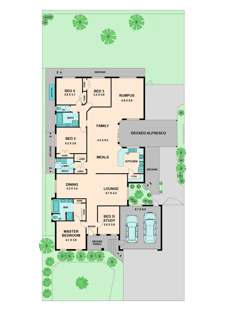 Floorplan of Homely house listing, 22 Acacia Way, Wallan VIC 3756