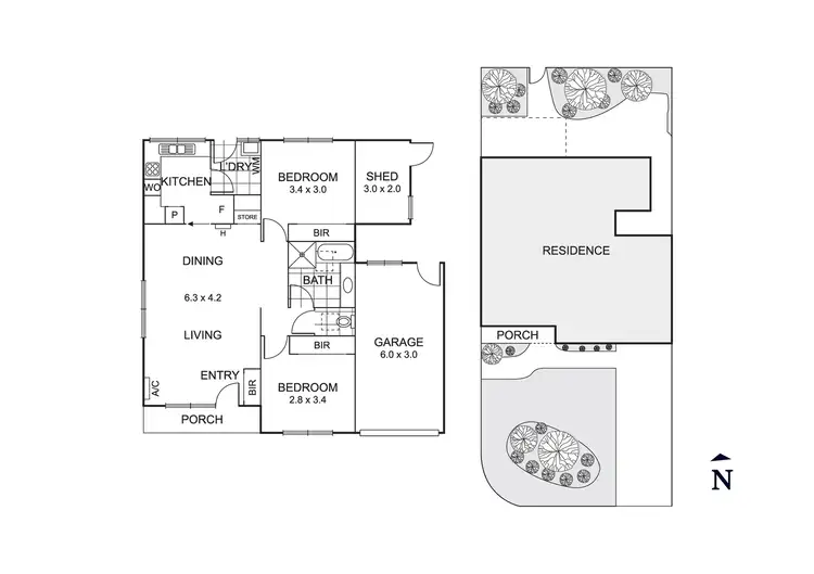 Floorplan of Homely unit listing, 62/52-70 Centre Dandenong Road, Dingley Village VIC 3172