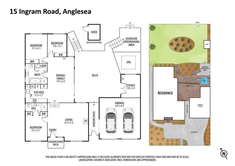 Floorplan of Homely house listing, 15 Ingram Road, Anglesea VIC 3230