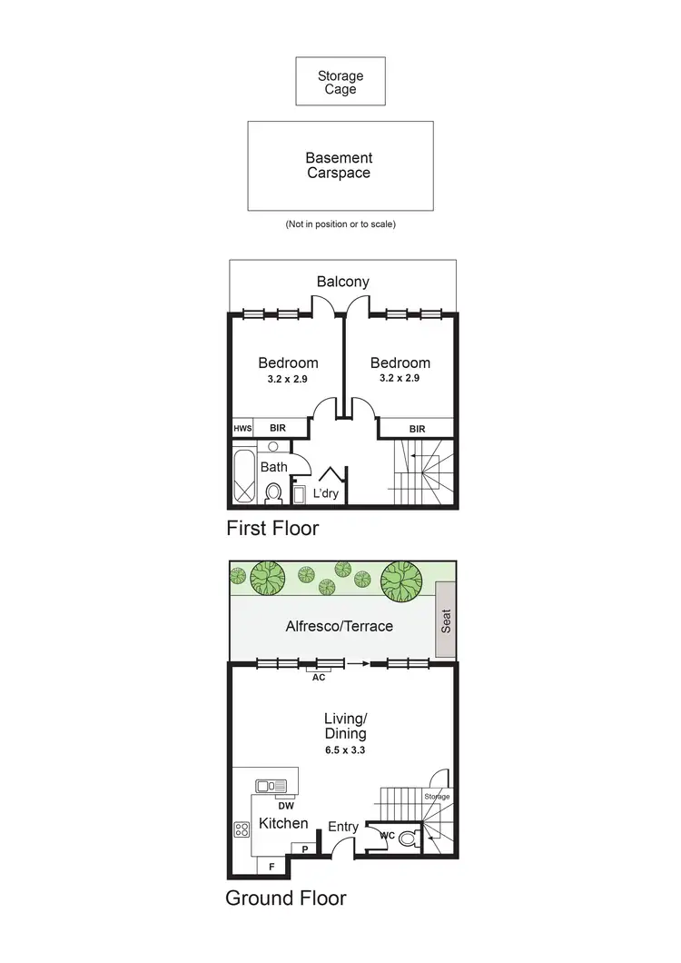 Floorplan of Homely apartment listing, 5/1214 Dandenong Road, Murrumbeena VIC 3163