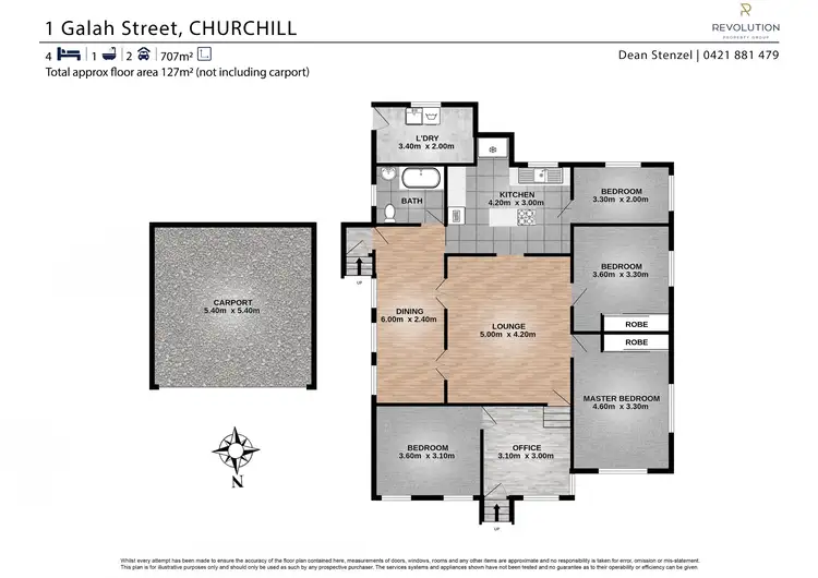 Floorplan of Homely house listing, 1 Galah Street, Churchill QLD 4305
