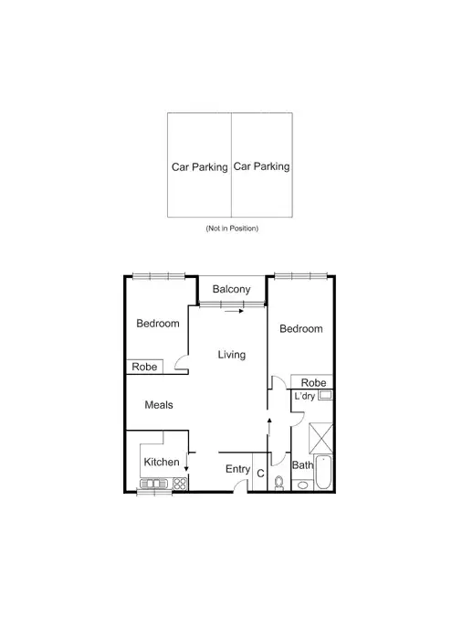 Floorplan of Homely apartment listing, 11/488 Glen Huntly Road, Elsternwick VIC 3185