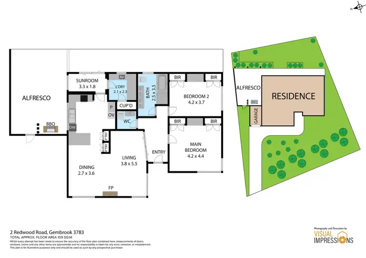 Floorplan of Homely house listing, 2 Redwood Road, Gembrook VIC 3783