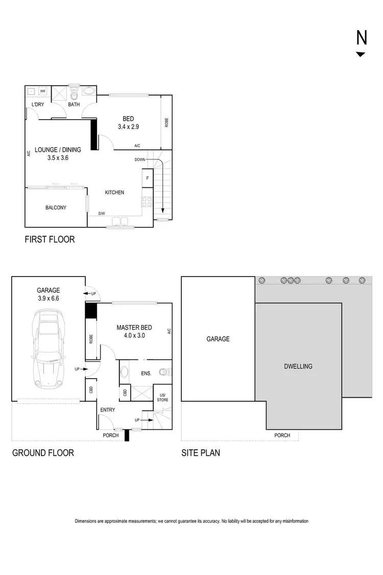 Floorplan of Homely townhouse listing, 4/41 Mcdowall Street, Mitcham VIC 3132