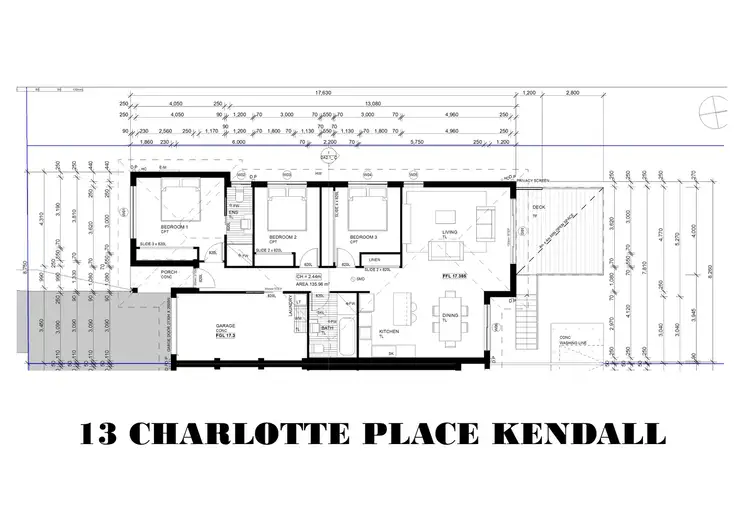 Floorplan of Homely semi-detached listing, 13 Charlotte Place, Kendall NSW 2439