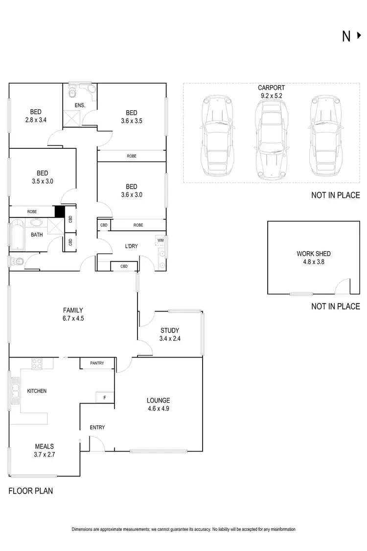 Floorplan of Homely house listing, 15 Goolgung Grove, Greensborough VIC 3088