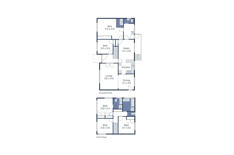 Floorplan of Homely house listing, 8 Beatrice Place, Ferntree Gully VIC 3156