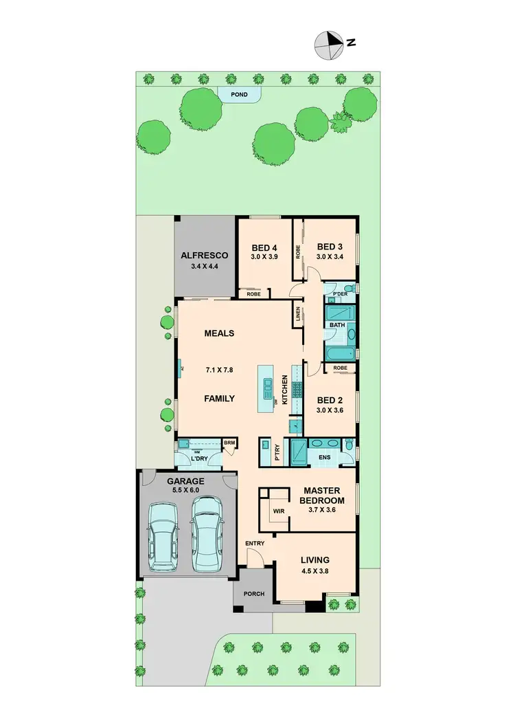 Floorplan of Homely house listing, 3 Nolan Street, Kilmore VIC 3764