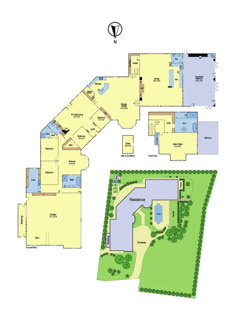 Floorplan of Homely house listing, 3 Cleveland Court, Lower Plenty VIC 3093