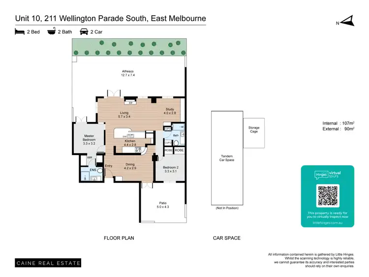 Floorplan of Homely apartment listing, 10/211 Wellington Parade South, East Melbourne VIC 3002
