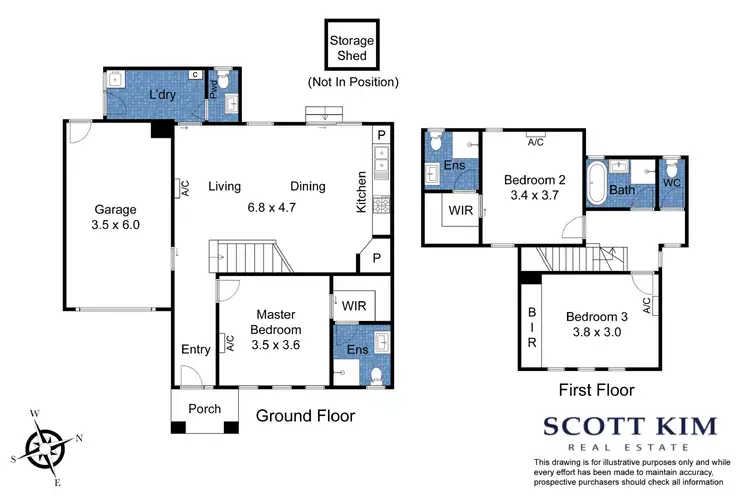 Floorplan of Homely townhouse listing, 7 Karrin Court, Ashwood VIC 3147