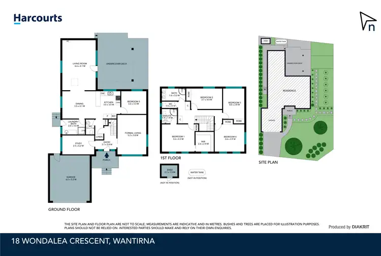 Floorplan of Homely house listing, 18 Wondalea Crescent, Wantirna VIC 3152