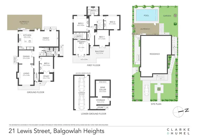 Floorplan of Homely house listing, 21 Lewis Street, Balgowlah Heights NSW 2093