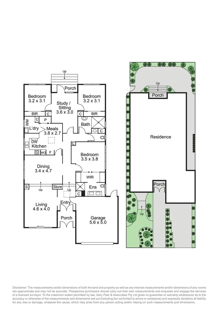 Floorplan of Homely unit listing, 1/5 Sylverly Grove, Caulfield VIC 3162