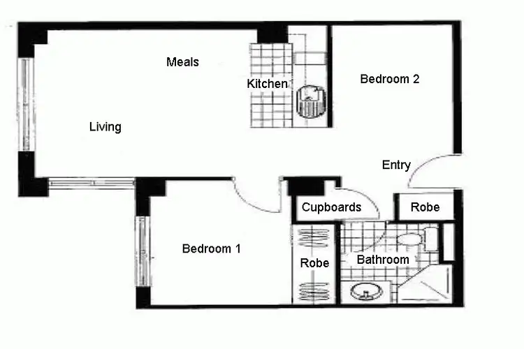 Floorplan of Homely apartment listing, 211/339 SWANSTON Street, Melbourne VIC 3000