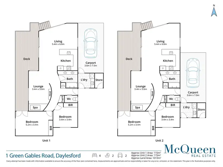 Floorplan of Homely house listing, 1 Green Gables Road, Daylesford VIC 3460