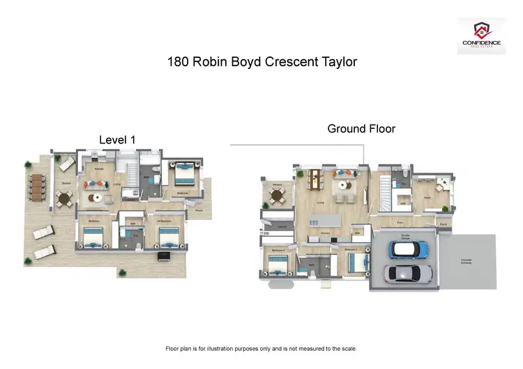 Floorplan of Homely house listing, 180 Robin Boyd Crescent, Taylor ACT 2913