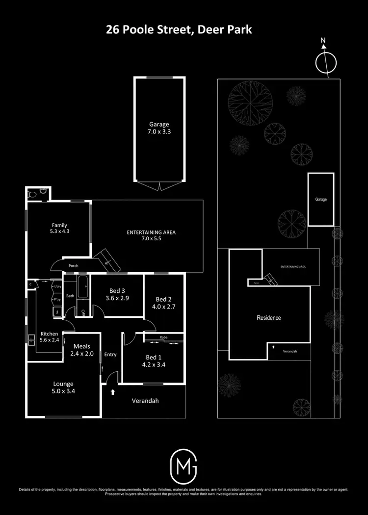 Floorplan of Homely house listing, 26 Poole Street, Deer Park VIC 3023