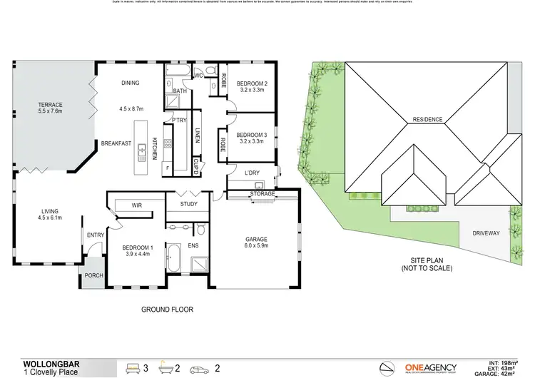 Floorplan of Homely house listing, 1 Clovelly Place, Wollongbar NSW 2477
