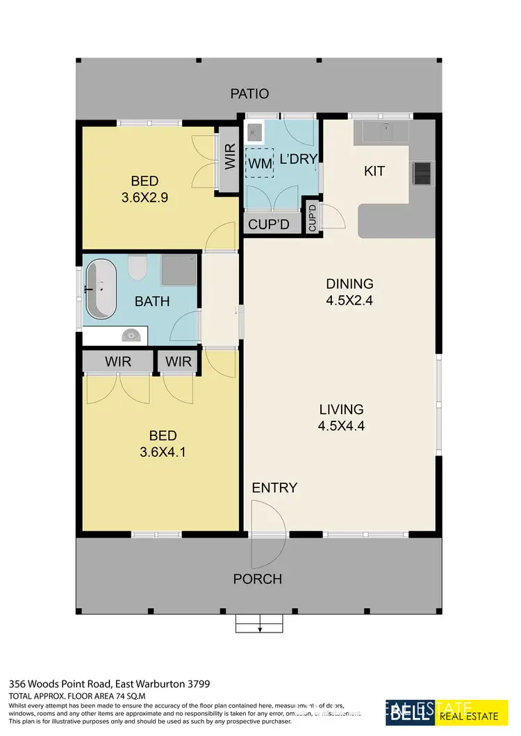 Floorplan of Homely house listing, 356 Woods Point Road, East Warburton VIC 3799