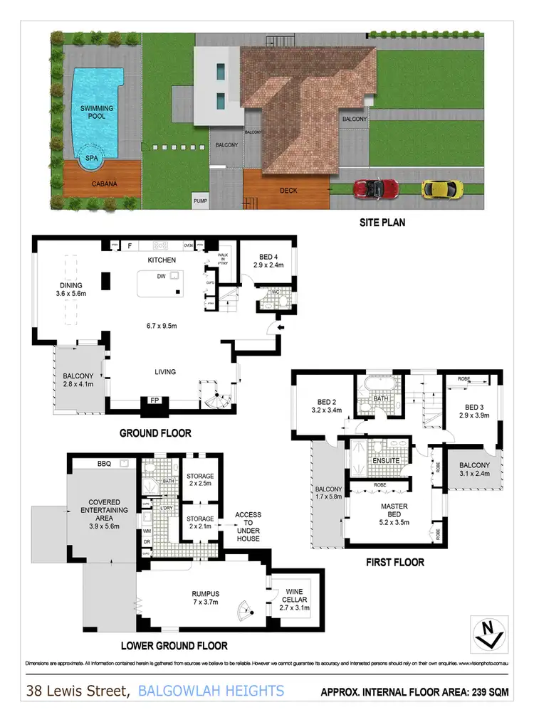 Floorplan of Homely house listing, 38 Lewis Street, Balgowlah Heights NSW 2093