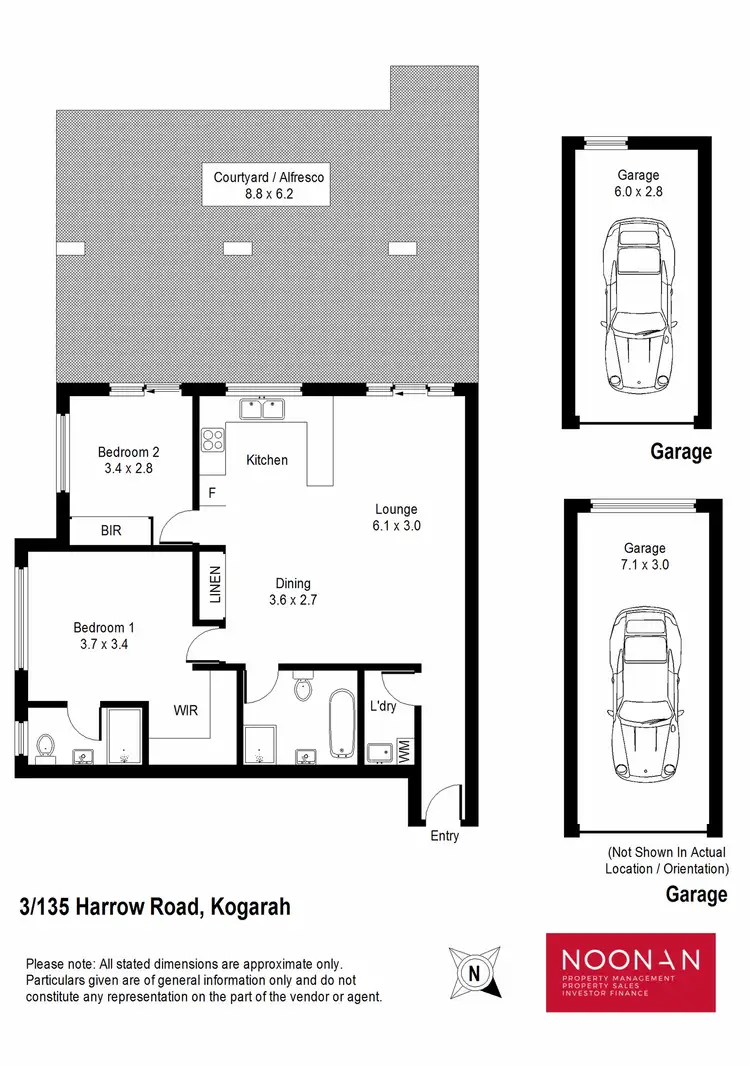 Floorplan of Homely apartment listing, 3/133 Harrow Road, Kogarah NSW 2217
