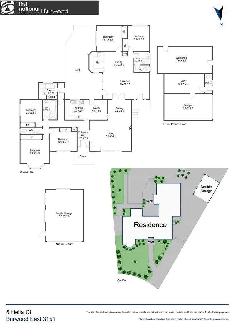 Floorplan of Homely house listing, 6 Helia Court, Burwood East VIC 3151
