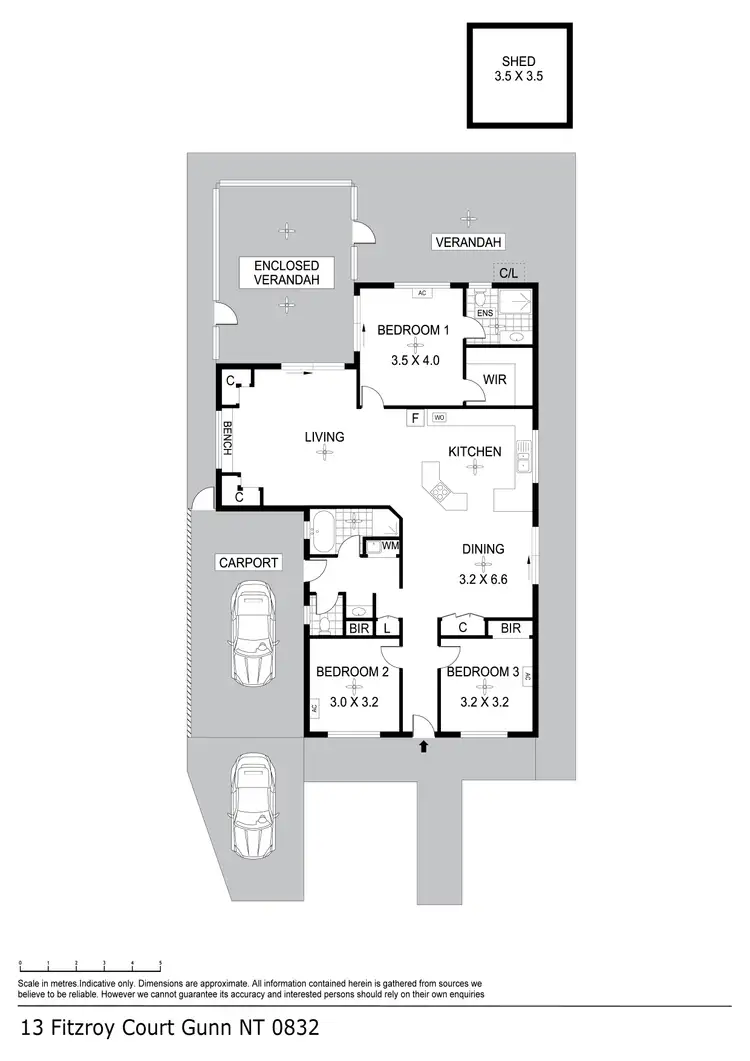 Floorplan of Homely land listing, 13 Fitzroy Court, Gunn NT 832