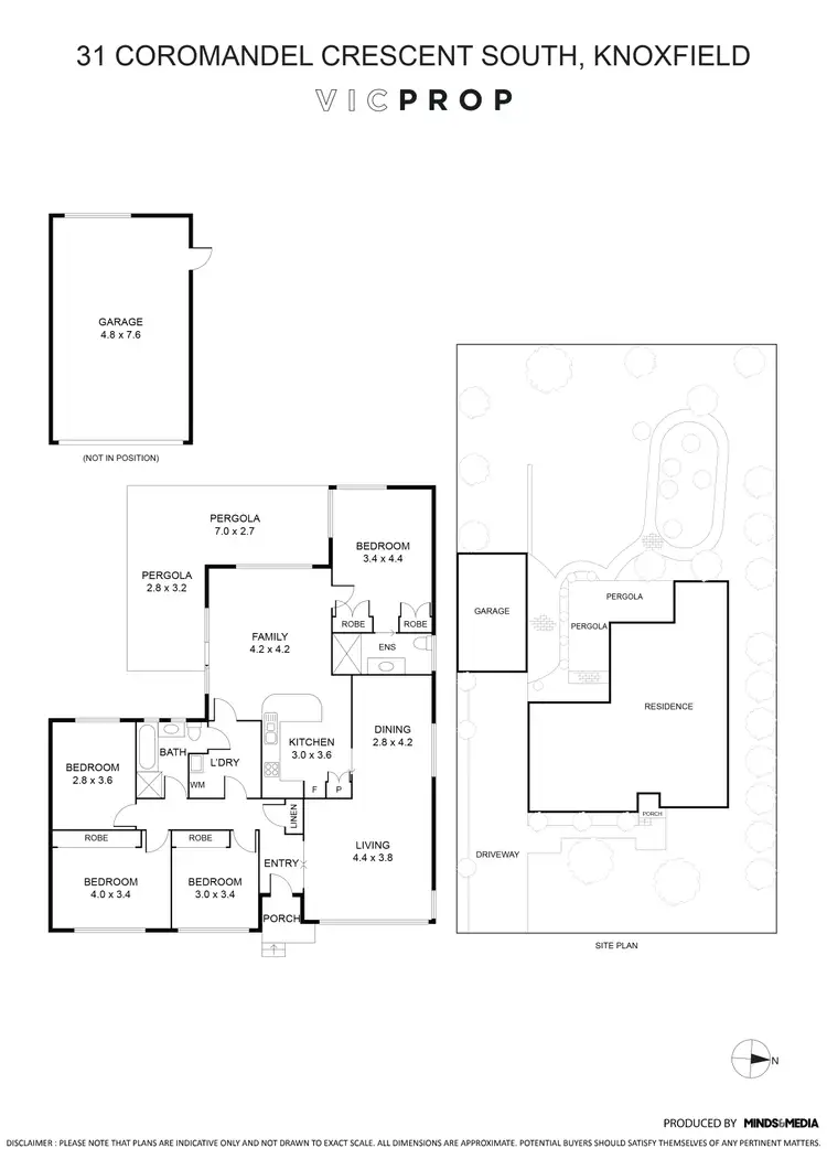 Floorplan of Homely house listing, 31 Coromandel Crescent, Knoxfield VIC 3180