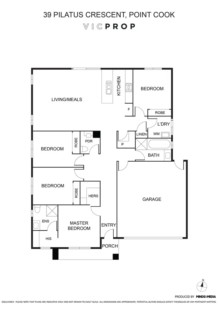 Floorplan of Homely house listing, 39 Pilatus Crescent, Point Cook VIC 3030