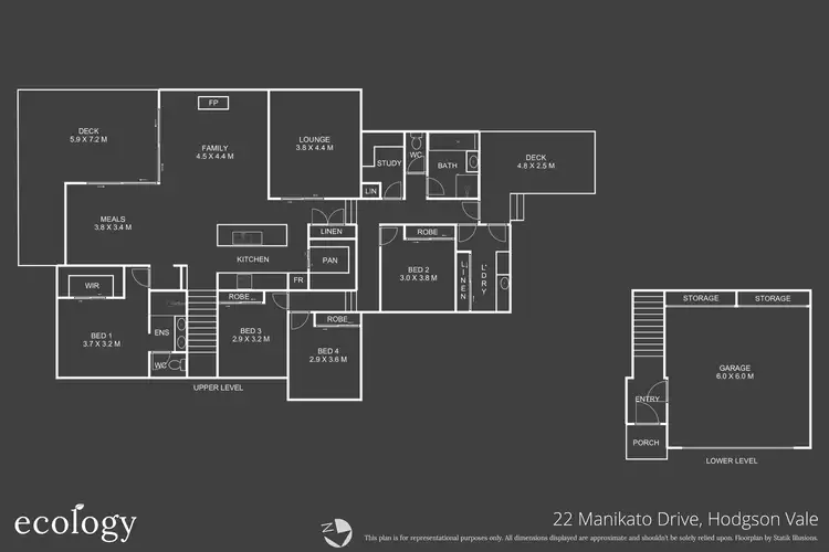 Floorplan of Homely house listing, 22 Manikato Drive, Hodgson Vale QLD 4352