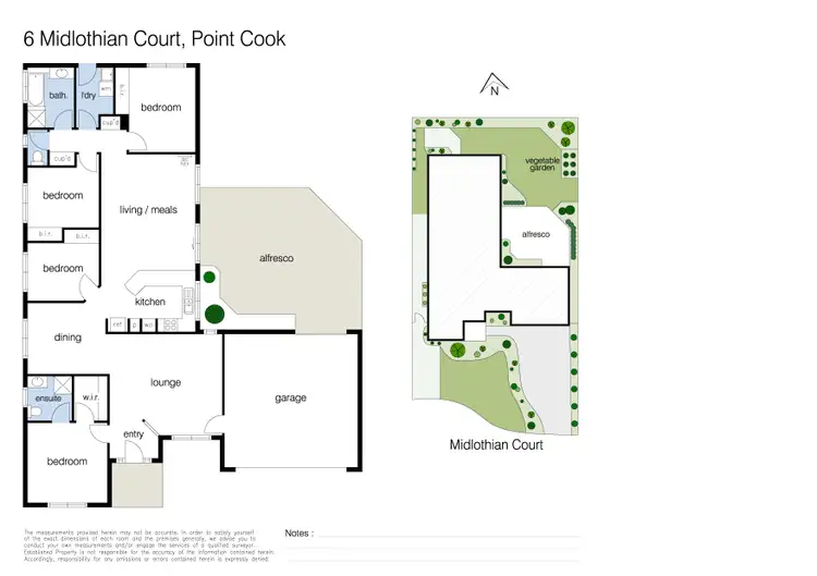 Floorplan of Homely house listing, 6 Midlothian Court, Point Cook VIC 3030