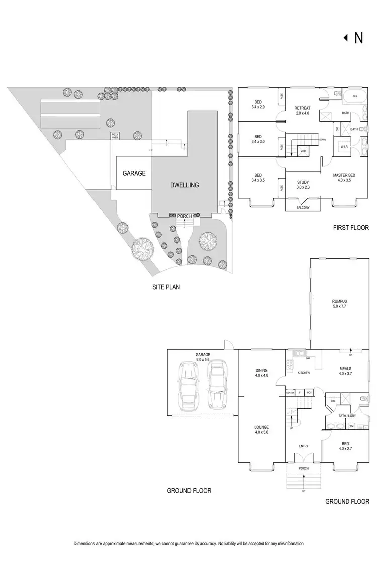 Floorplan of Homely house listing, 4 Bronte Rise, Templestowe VIC 3106