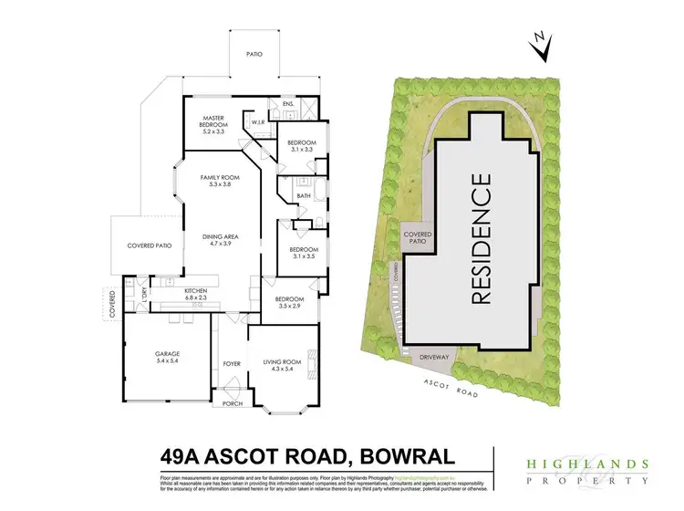 Floorplan of Homely house listing, 49A Ascot Road, Bowral NSW 2576