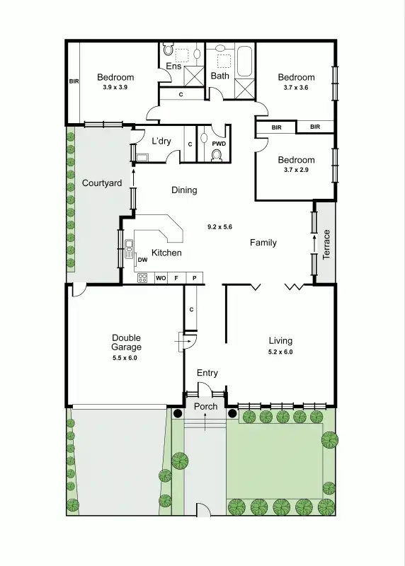 Floorplan of Homely unit listing, 382A Glen Eira Road, Caulfield VIC 3162