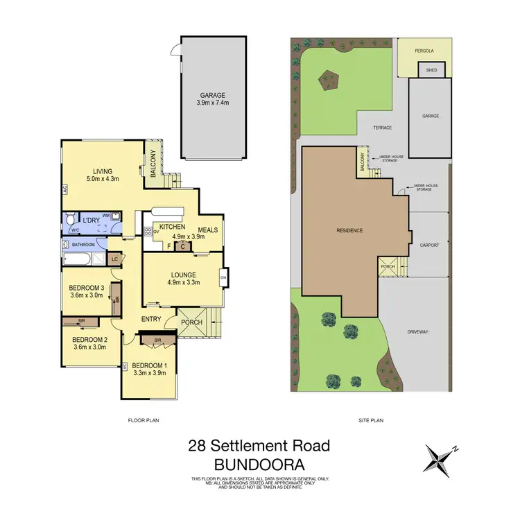 Floorplan of Homely house listing, 28 Settlement Road, Bundoora VIC 3083