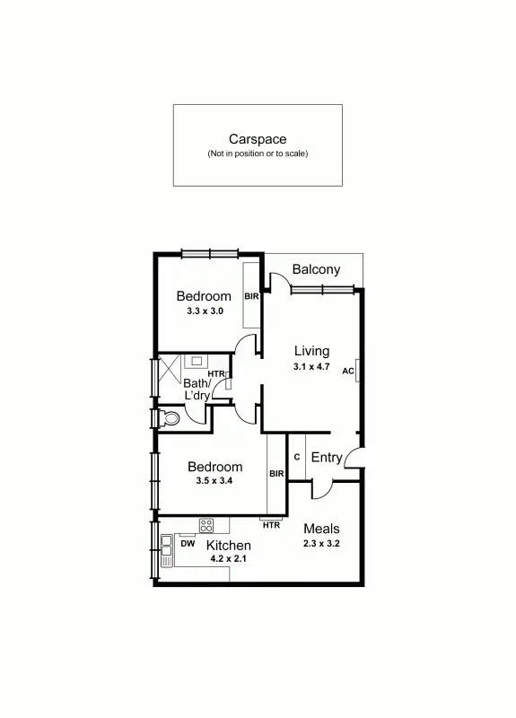 Floorplan of Homely apartment listing, 4/162 Leila Road, Carnegie VIC 3163