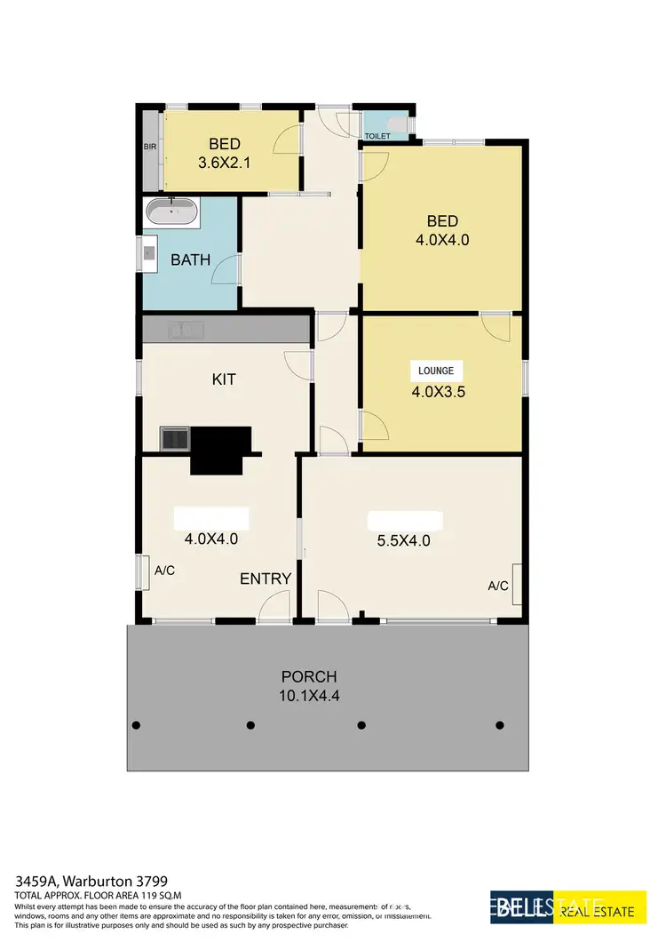 Floorplan of Homely house listing, 3459a Warburton Highway, Warburton VIC 3799