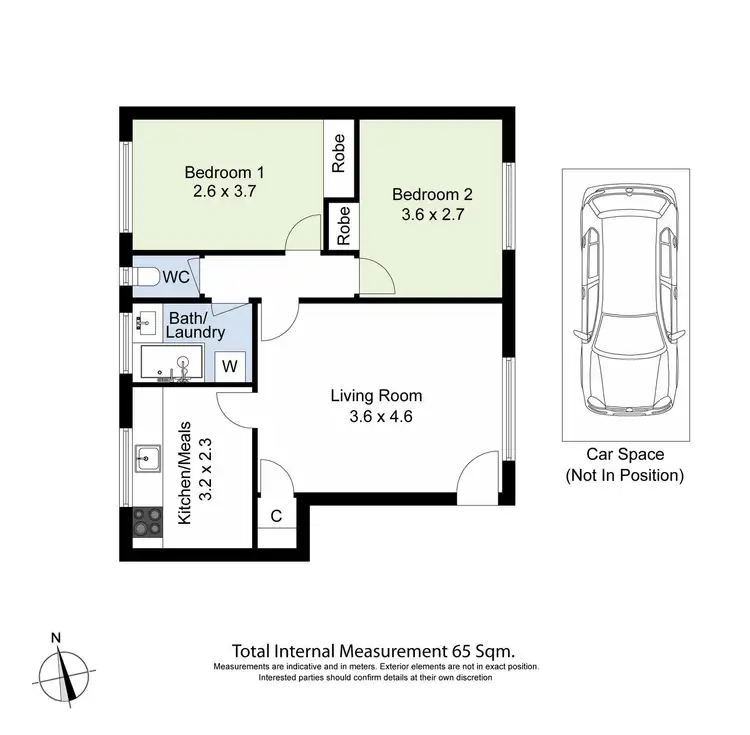 Floorplan of Homely apartment listing, 2/150 Rupert Street, West Footscray VIC 3012