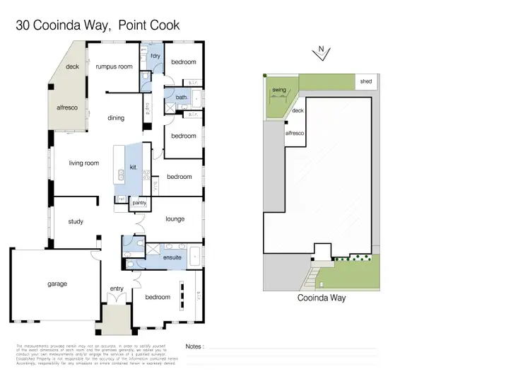 Floorplan of Homely house listing, 30 Cooinda Way, Point Cook VIC 3030
