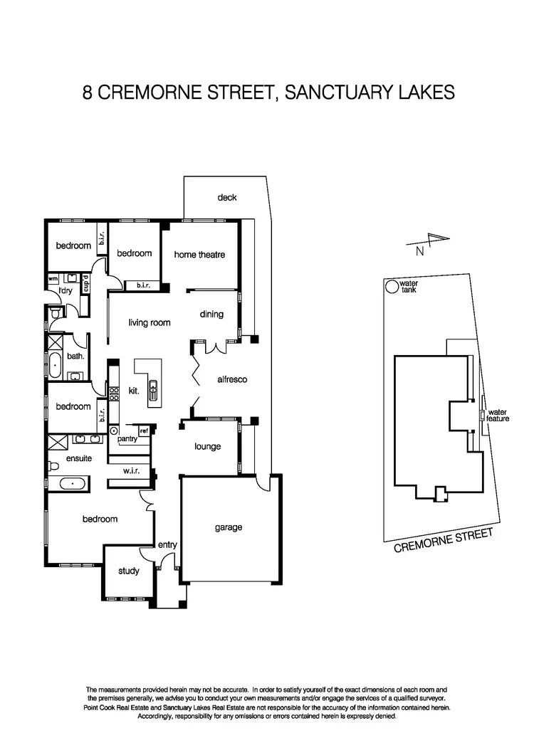 Floorplan of Homely house listing, 8 Cremorne Street, Sanctuary Lakes VIC 3030