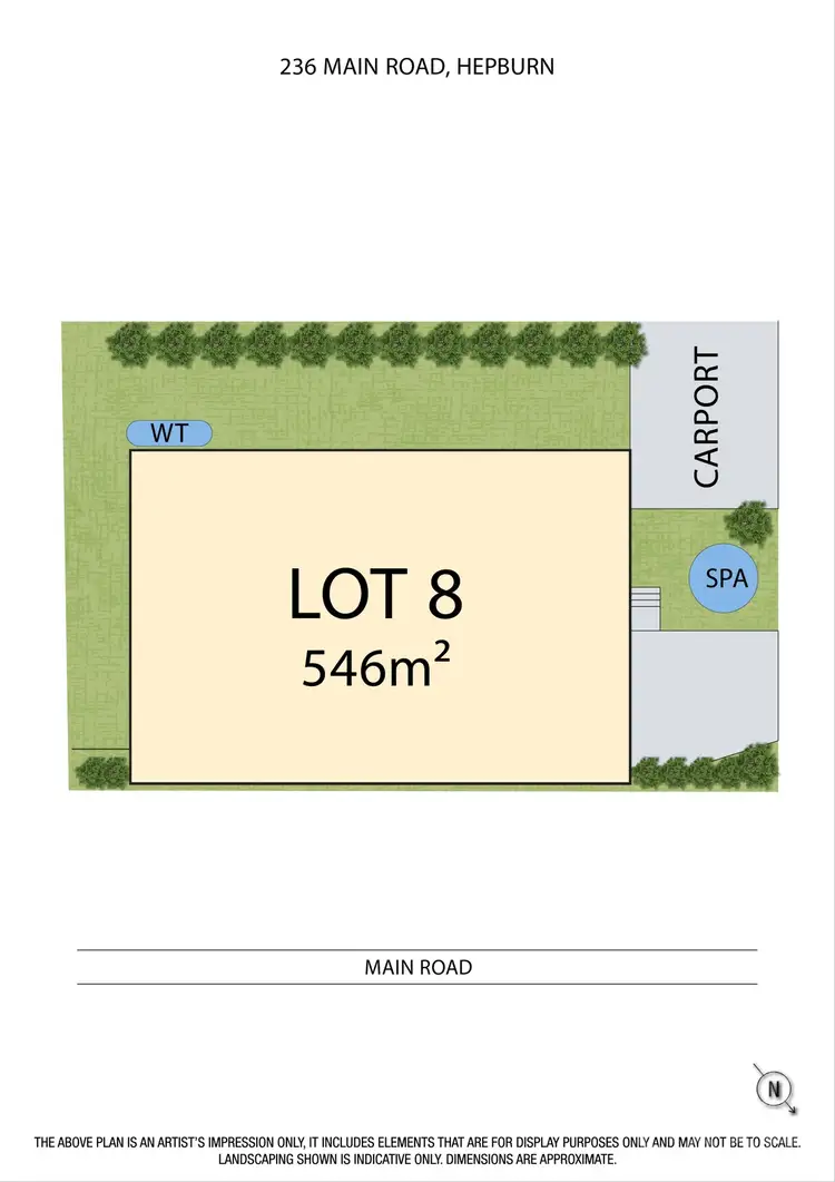 Floorplan of Homely house listing, Lot 8/236 Main Road, Hepburn VIC 3461