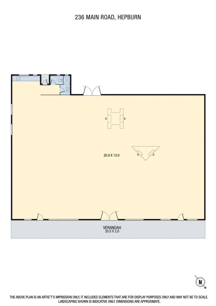 Floorplan of Homely house listing, Lot 8/236 Main Road, Hepburn VIC 3461