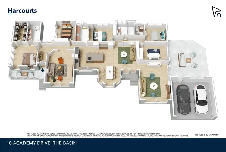 Floorplan of Homely house listing, 10 Academy Drive, The Basin VIC 3154