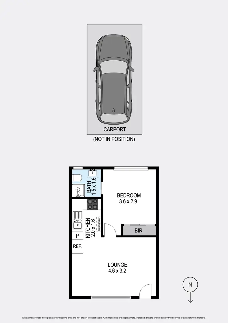 Floorplan of Homely apartment listing, 14/36 Lillimur Road, Ormond VIC 3204