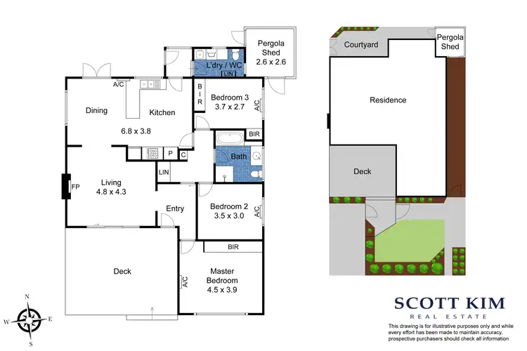 Floorplan of Homely unit listing, 1/39 Closter Avenue, Ashwood VIC 3147