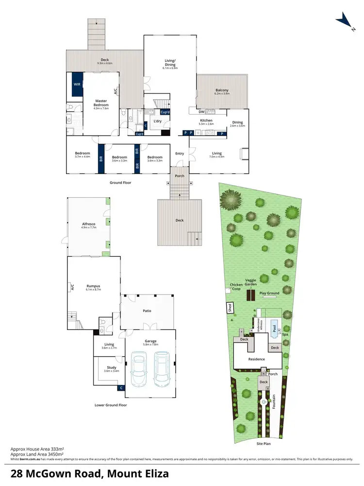 Floorplan of Homely house listing, 28 Mcgown Road, Mount Eliza VIC 3930