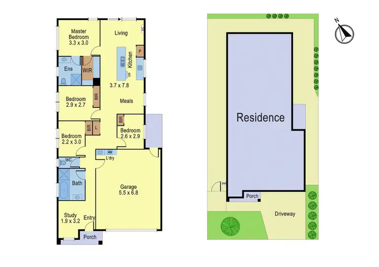 Floorplan of Homely house listing, 24 Balvicar Way, Mernda VIC 3754