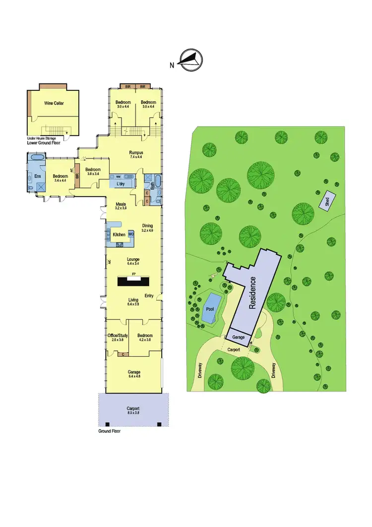Floorplan of Homely house listing, 38 Kent Hughes Road, Eltham VIC 3095
